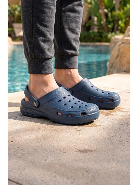 Gezer Erkek Yazlık Eva Ev Banyo Bahçe Havuz Rahat Taban Sabo Terlik