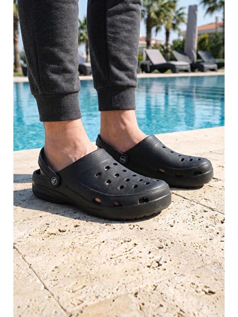 Gezer Erkek Yazlık Eva Ev Banyo Bahçe Havuz Rahat Taban Sabo Terlik