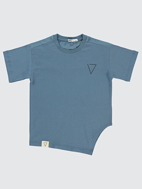 Civil Boys Erkek Çocuk Tişört 6-9 Yaş İndigo