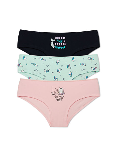 Hnx Pamuklu Hipster Kadın Külot 3'lü - S000149972-37358