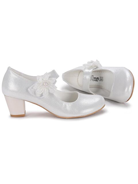 Kiko Kids Angelina Vakko Günlük Kız Çocuk 4 Cm Topuklu Abiye Ayakkabı - S000010077-17219