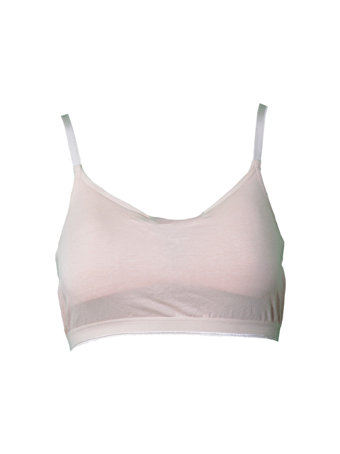 C&City C11423 Kadın Modal Pamuk Kaplı Büstiyer Ten - S000222216-26407