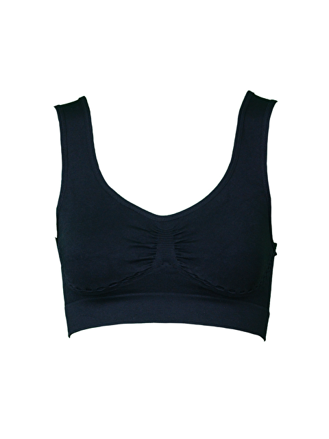 C&City C14015 Dikişsiz Dekolte Sütyen Siyah - S000222190-19351