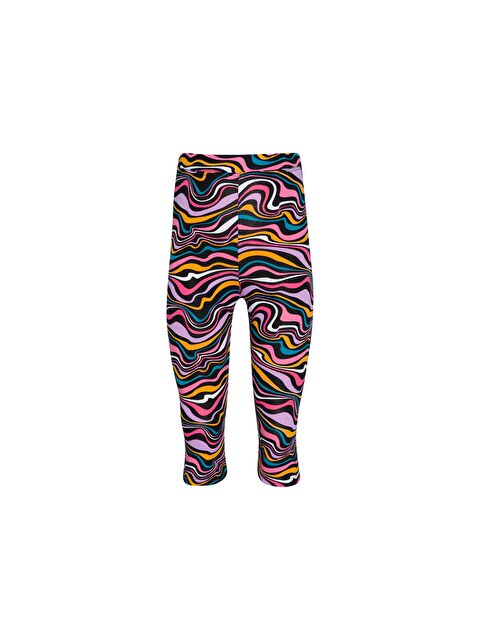 Lovetti Kız Çocuk Colorful Waves Desen Kapri - S000053549-23173