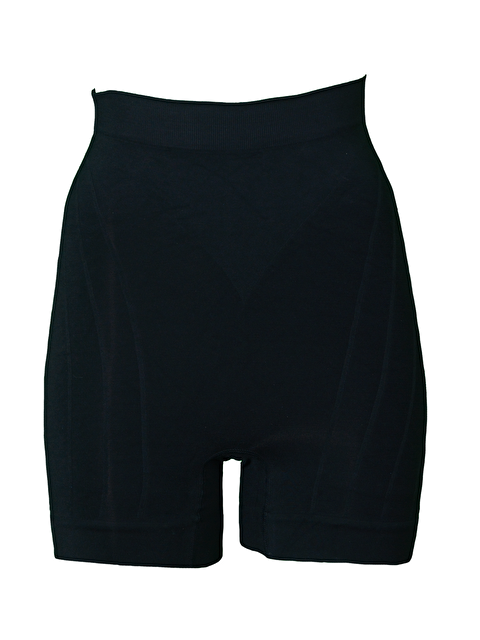 C&City C17027 Düşük Bel İnce Boxer Korse Siyah - S000222278-19351