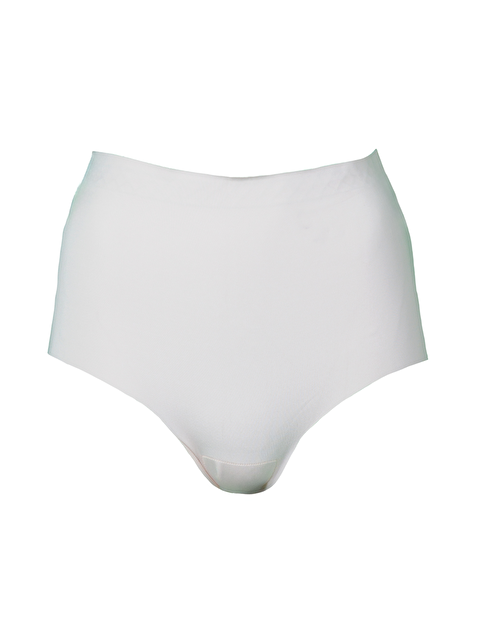 C&City Büyük Beden Kaymaz Yüksek Bel Lazer Külot C19201 Ten - S000222974-26407