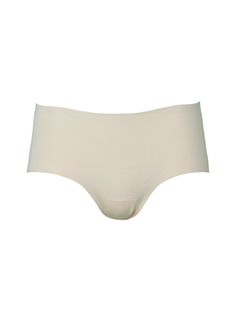 C&City Büyük Beden Kaymaz Yüksek Bel Lazer Külot C19202 Ten - S000222975-26407