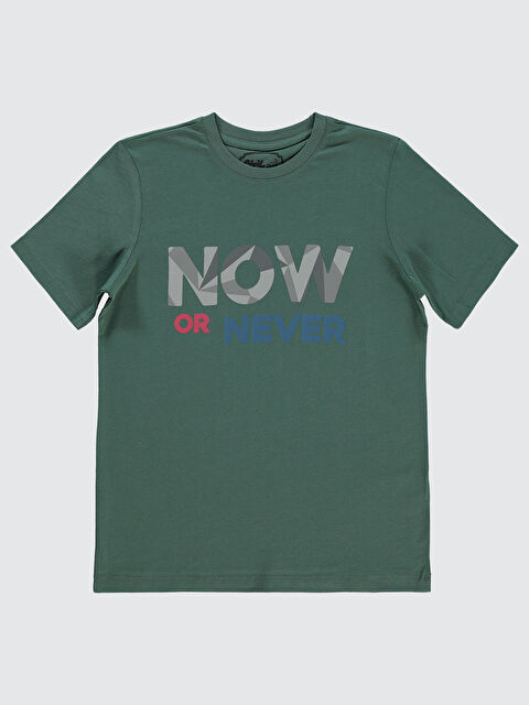 Civil Boys Erkek Çocuk Tişört 10-13 Yaş Koyu Haki