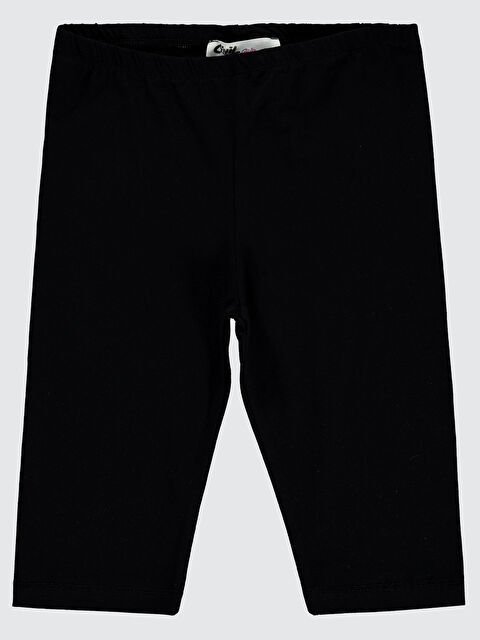 Civil Girls Kız Çocuk Kısa Tayt 10-13 Yaş Siyah - S000198208-19351