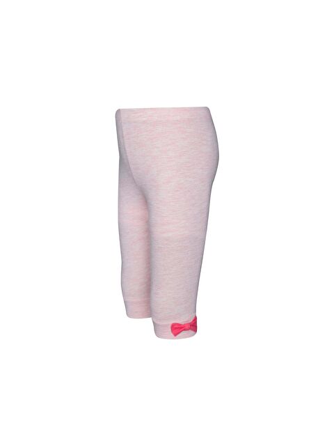 Lovetti Koyu Pembe Melanj Kız Çocuk Renkli Fiyonklu Kapri - S000040109-20022