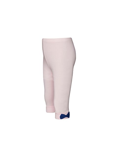 Lovetti Açık Pudra Kız Çocuk Renkli Fiyonklu Kapri - S000040109-23490