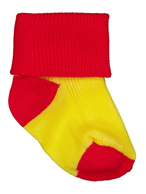 Civil Baby Sarı-Kırmızı Asetat 0-24 Ay Çorap Setleri - Standart Standart - S000485060-37243