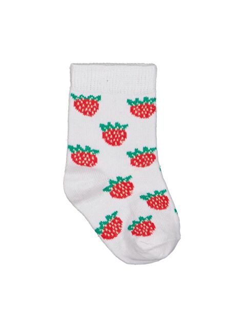 Civil Baby Fruit 3'lü 6- Bebek Kız Çorap Set - S000466711-37243