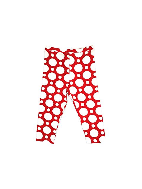 Lovetti Kırmızı Kız Çocuk Küçük Büyük Puanlı Kapri - S000053582-20045