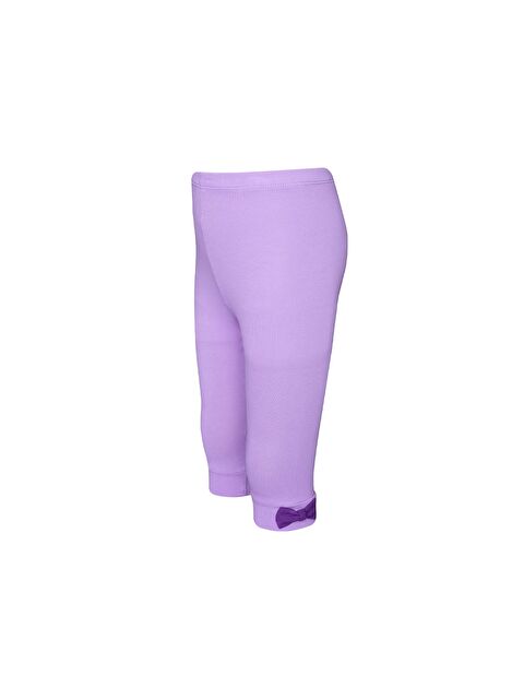 Lovetti Lila Kız Çocuk Renkli Fiyonklu Kapri - S000040109-17878