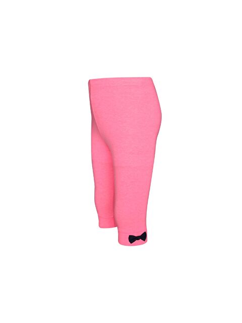 Lovetti Fosfor Fuşya Kız Çocuk Renkli Fiyonklu Kapri - S000040109-18686
