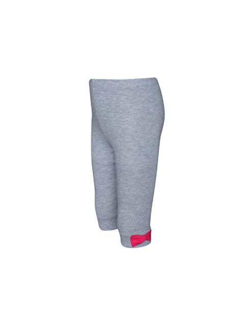 Lovetti Gri 3 Kız Çocuk Renkli Fiyonklu Kapri - S000040109-20600