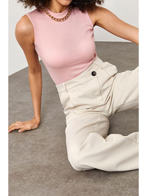 Xhan Pembe Hakim Yaka Kaşkorse Bluz  1YZK2-11711-20 - S000037372-20024