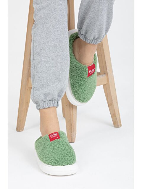 Letoon Yuvarlak Burunlu Peluş Kadın Ev Terliği - S000063781-18194