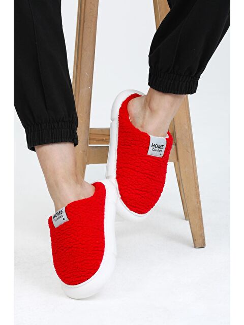 Letoon Yuvarlak Burunlu Peluş Kadın Ev Terliği - S000063781-20045