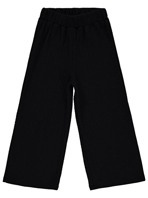 Civil Girls Kız Çocuk Pantolon 6-9 Yaş Siyah