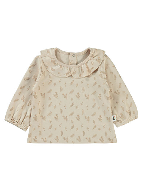 Civil Baby Kız Bebek Sweatshirt 6-18 Ay Fil Dişi - S000382207-19927