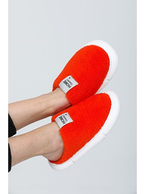 Letoon Yuvarlak Burunlu Peluş Kadın Ev Terliği - S000063781-20013