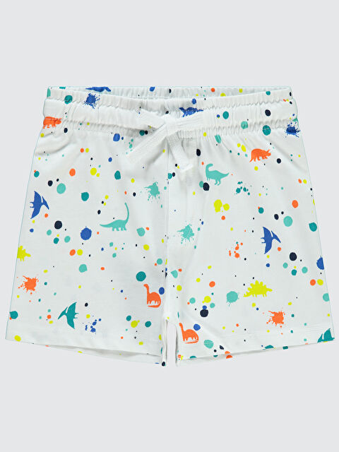 Civil Boys Erkek Çocuk Şort 2-5 Yaş Beyaz