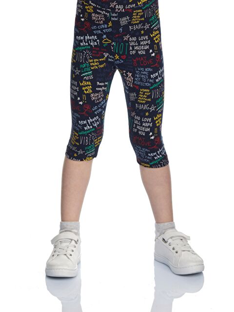 Lovetti Kız Çocuk Broken Dreams Desen Kapri - S000053611-23173