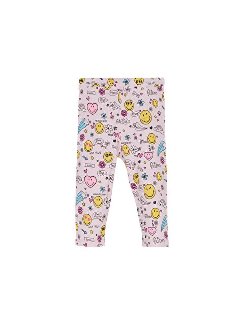 Lovetti Kız Çocuk Friendly Smile Desen Kapri - S000053613-23173