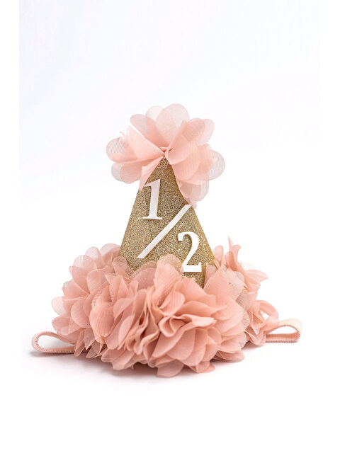 Le Mabelle Pembe 1/2 Yaş Huni Bebek Taç - S000383920-20024