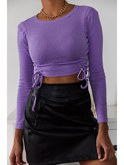 Xhan Mor Büzgülü Bluz 1YXK1-44932-06 - S000037392-20042