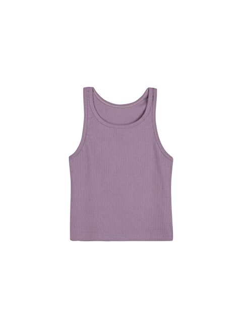 Hnx Pamuklu Kalın Askılı Fitilli Crop Kısa Kadın Atlet - S000070363-20038