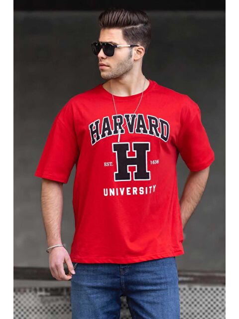 Madmext Kırmızı Erkek %100 Pamuk Tişört 4956 - S000016784-20045