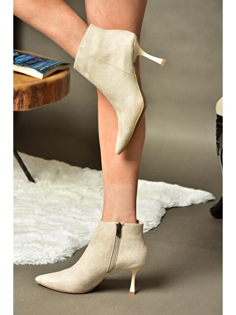 Fox Shoes N2821021 Bej Kadın Bot