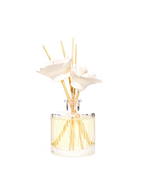 Missi 200 ml Kristal Cam Şişe Orkide Taşlı Bambu Çubuklu Vanilya Sandal Oda Kokusu - S000165549-19965