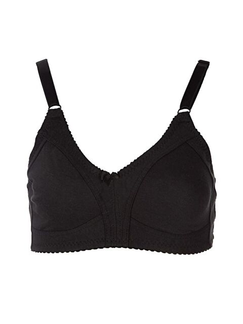 Liza Kadın Penye Toparlayıcı Balensiz Ayarlanabilir Kalın Askılı Battal Desteksiz Kaliteli Sütyen - S000359122-19351