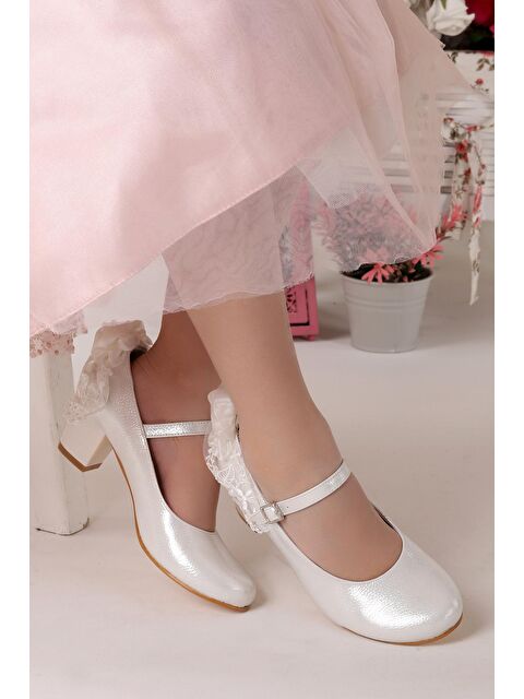 Kiko Kids Cara Vakko Günlük Kız Çocuk 4 Cm Topuklu Abiye Ayakkabı - S000010084-17219