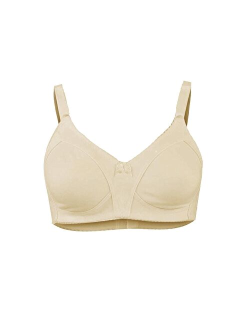 Liza Kadın Ten Penye Toparlayıcı Balensiz  Ayarlanabilir Kalın Askılı Battal Desteksiz Kaliteli Sütyen - S000359122-26407