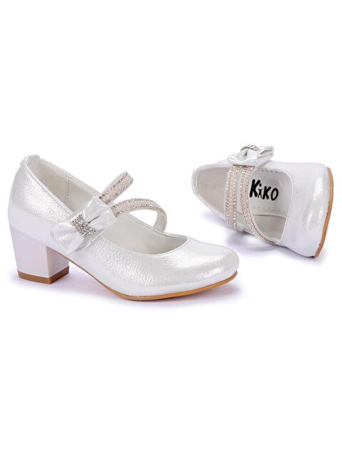 Kiko Kids Aisha Vakko Günlük Kız Çocuk 4 Cm Topuklu Abiye Ayakkabı - S000010469-17219