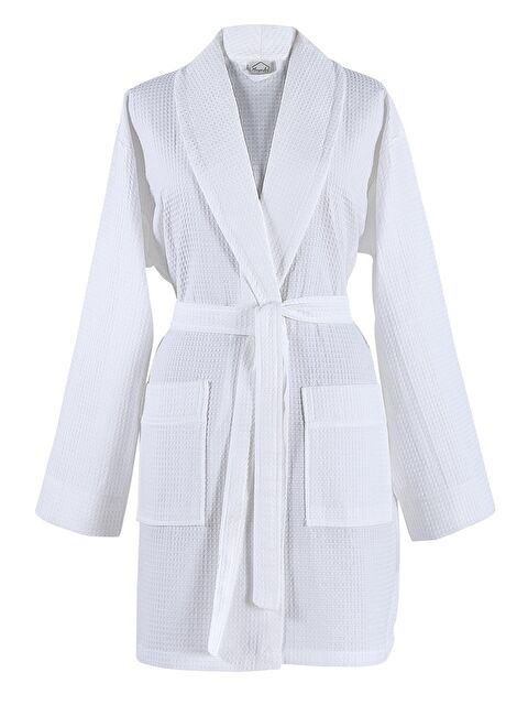 Zeynep Tekstil Waffle | Pike %100 Pamuklu Bornoz Unisex  Premium Yeni Trend Bornozu - S000066725-20063