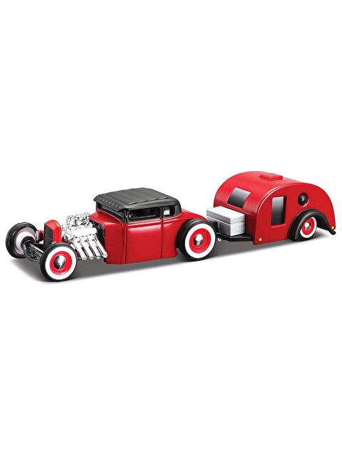 Maisto 1929 Ford Model A / Traveler Trailer 1:64 Oyuncak Araba - S000169018-23173