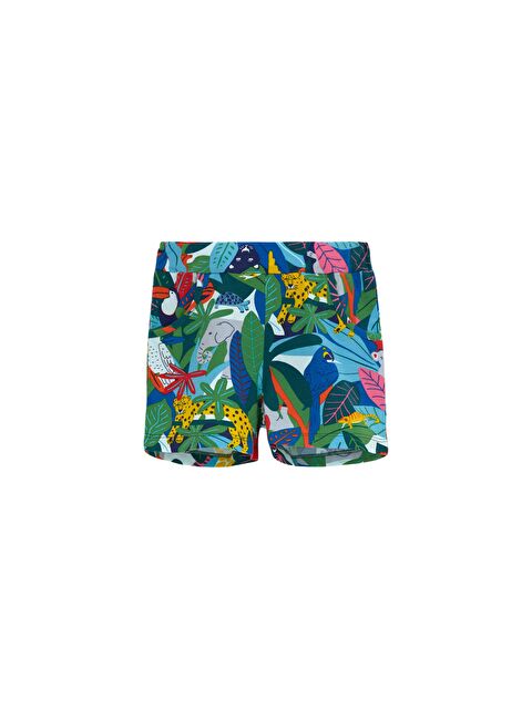 Lovetti Kız Çocuk Tropical Zoo Desen Cepli Şort - S000053675-23173