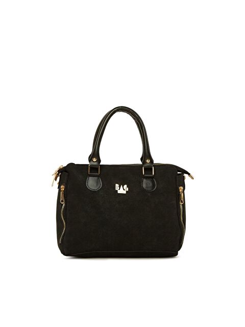 Bagmori Dik Çift Fermuarlı Nubuk Çanta - S000001458-19351