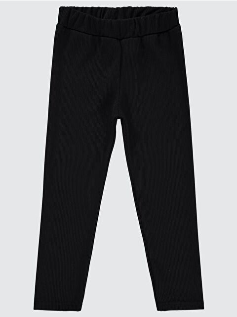 Civil Girls Düz 6-9 Yaş Tayt - Siyah 9-10 Yaş - S000298130-19351