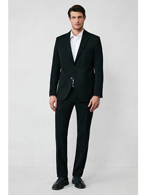 Kiğılı 4 Drop Relaxed Fit Rahat Kesim Mevsimlik Mono Yaka Elastanlı Esnek Takım Elbise - S000410376-19351