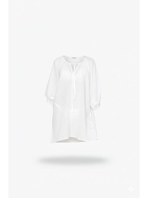 C&City Pareo Plaj Elbisesi 22327 Beyaz - S000216802-20063