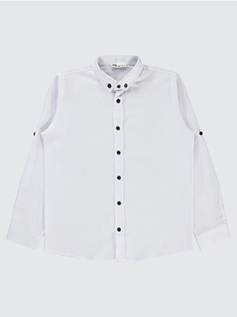 Civil Boys Gözlük Nakışlı 10-13 Yaş Gömlek - Beyaz13-14 Yaş - S000198548-20063