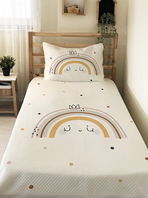 Evmila Desen Tek Kişilik Çocuk Pike Takımı - S000020177-23173