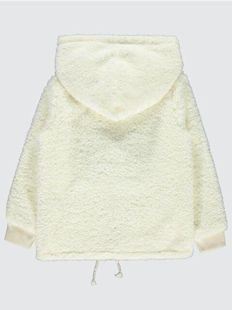 Civil Kız Çocuk Kapüşonlu Hırka 6 9 Yaş Ekru - S000284754-19965